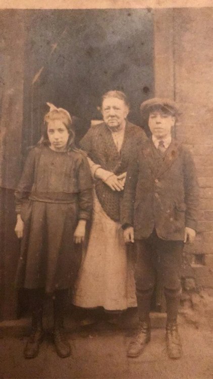Louisa Turner, her brother and Mary Ann Bwye.jpg
